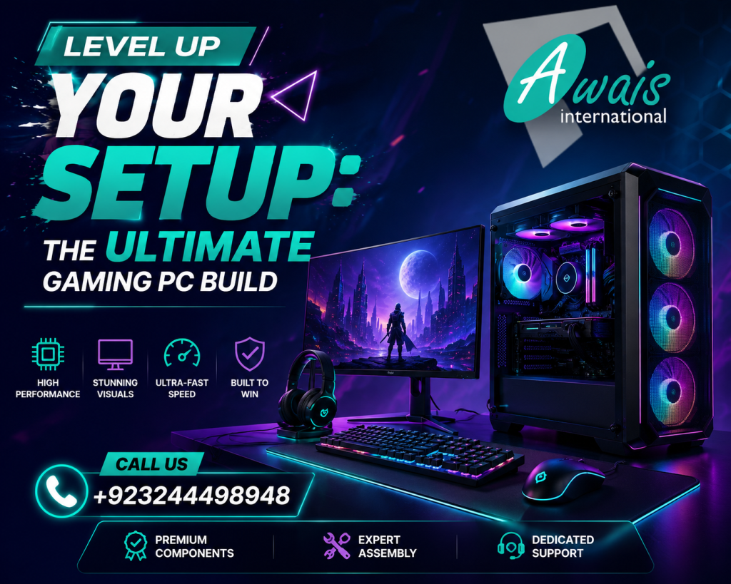 Level Up Your Setup: The Ultimate Gaming PC Build Awais International