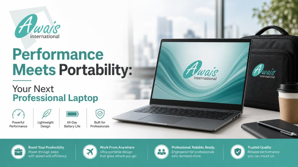 Portable Professional Laptop Awais International
