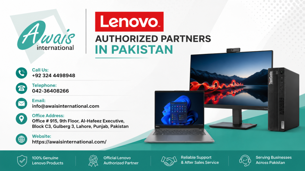 Lenovo Authorized Partners in Lahore Pakistan