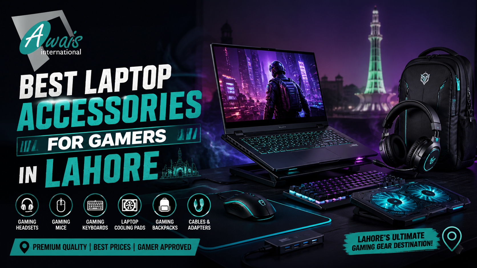 Best Laptop Accessories for Gamers in Lahore