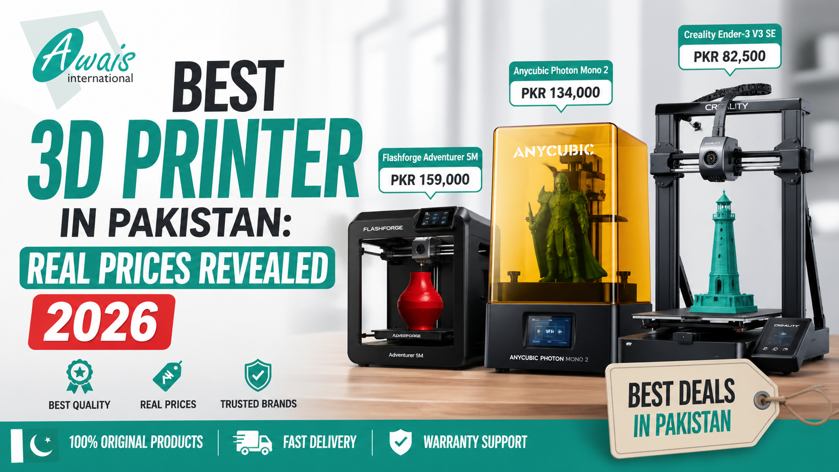 Best 3D Printer in Pakistan Real Prices Revealed 2026
