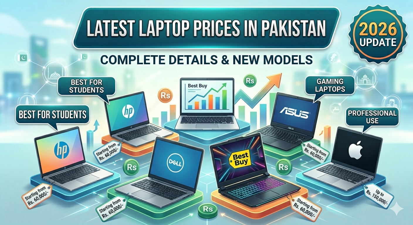 Latest Laptops Price in Pakistan
