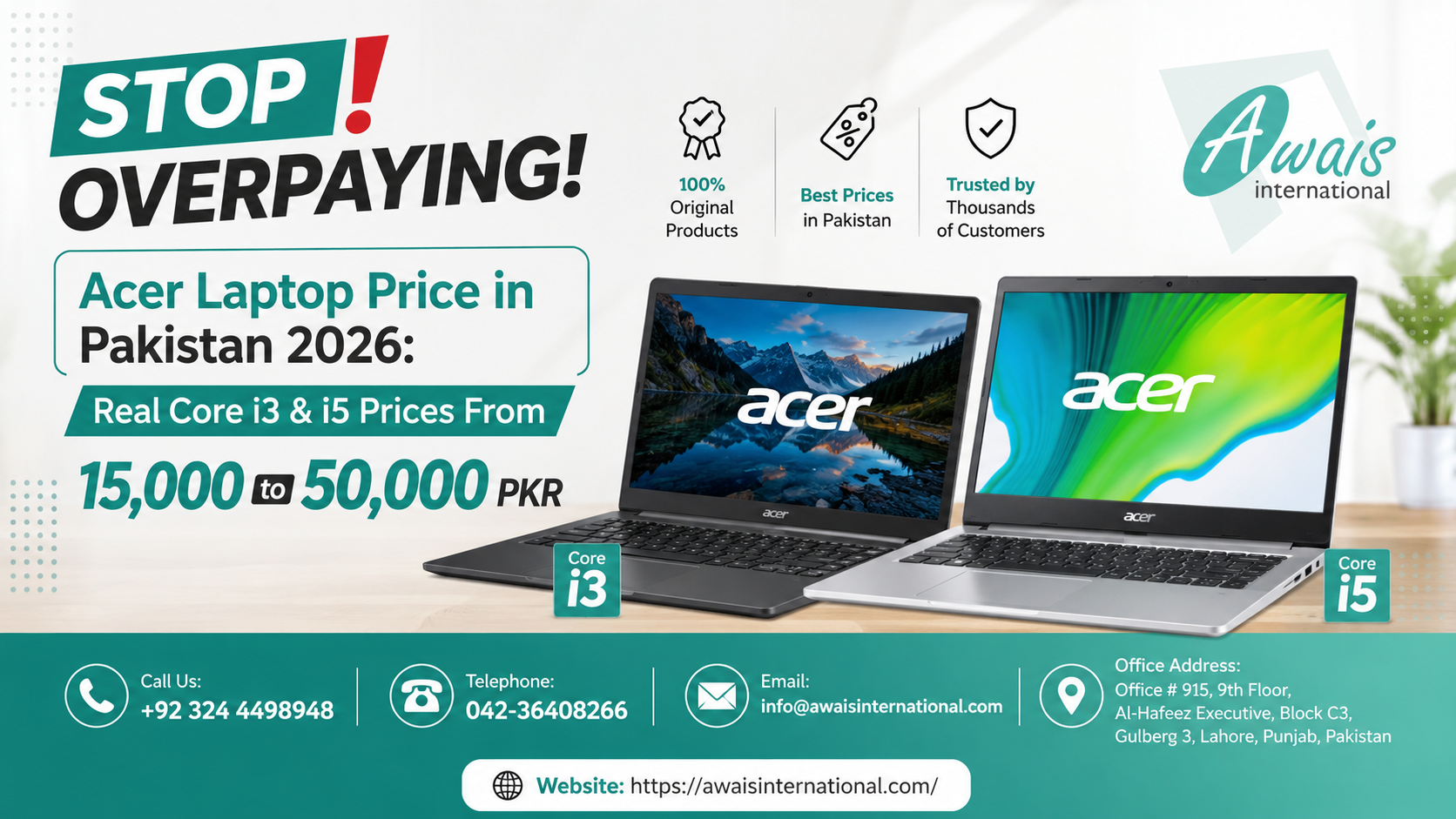 Acer Laptop Price in Pakistan