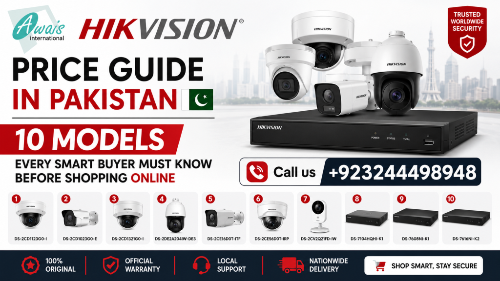 Hikvision CCTV camera price in Pakistan by Awais International