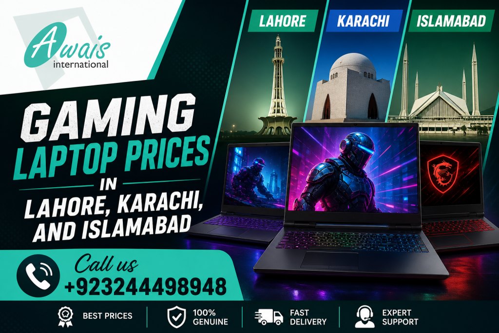 Gaming Laptop Prices in Lahore, Karachi, and Islamabad by Awais International
