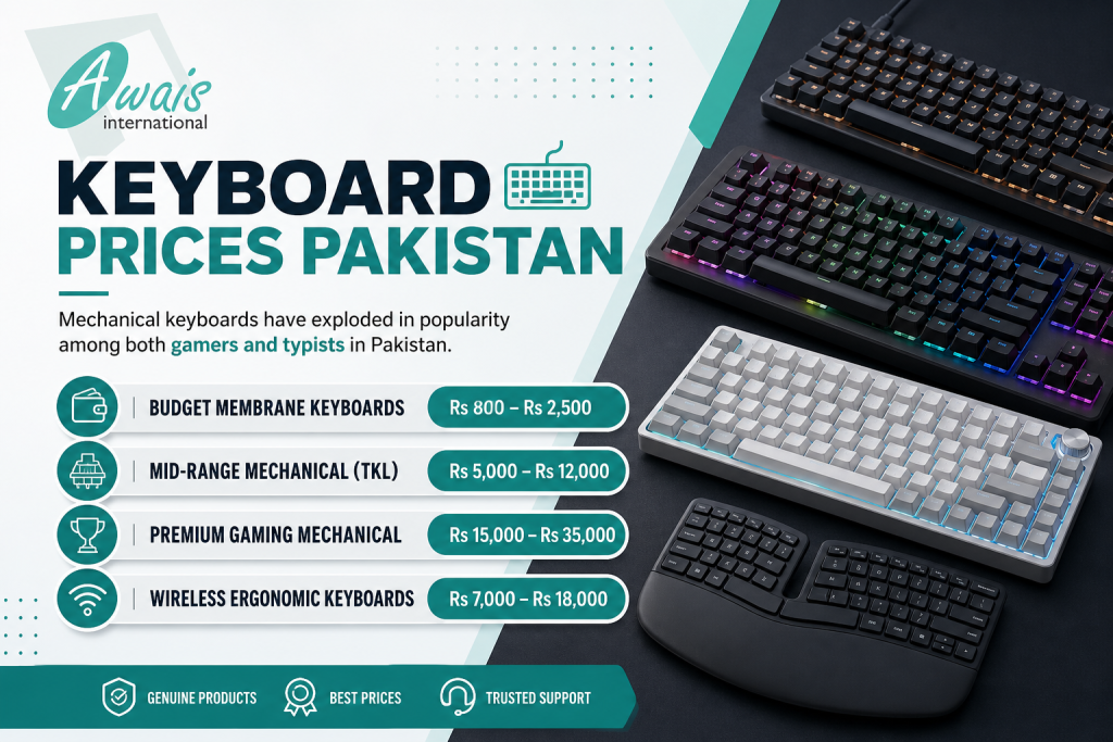 Keyboard Prices Pakistan Awais International