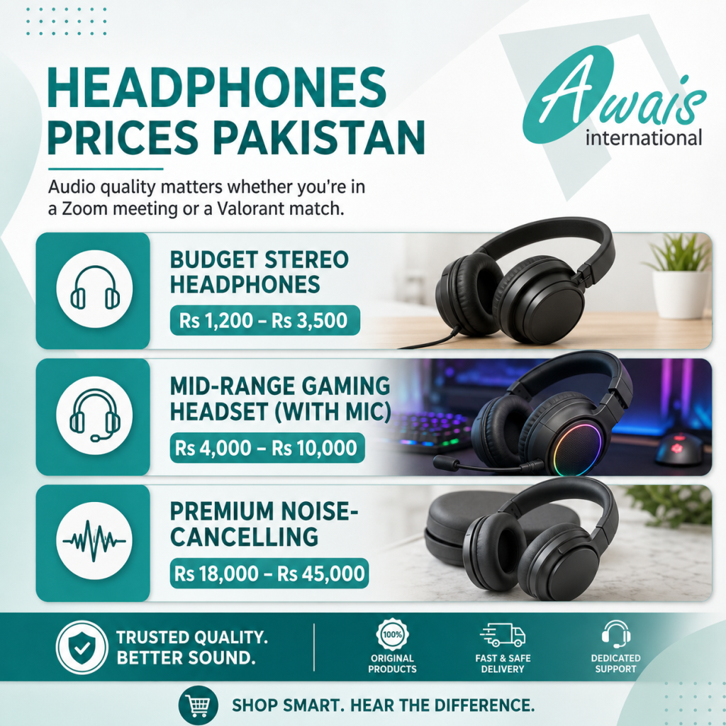 Headphones Prices Pakistan Awais International