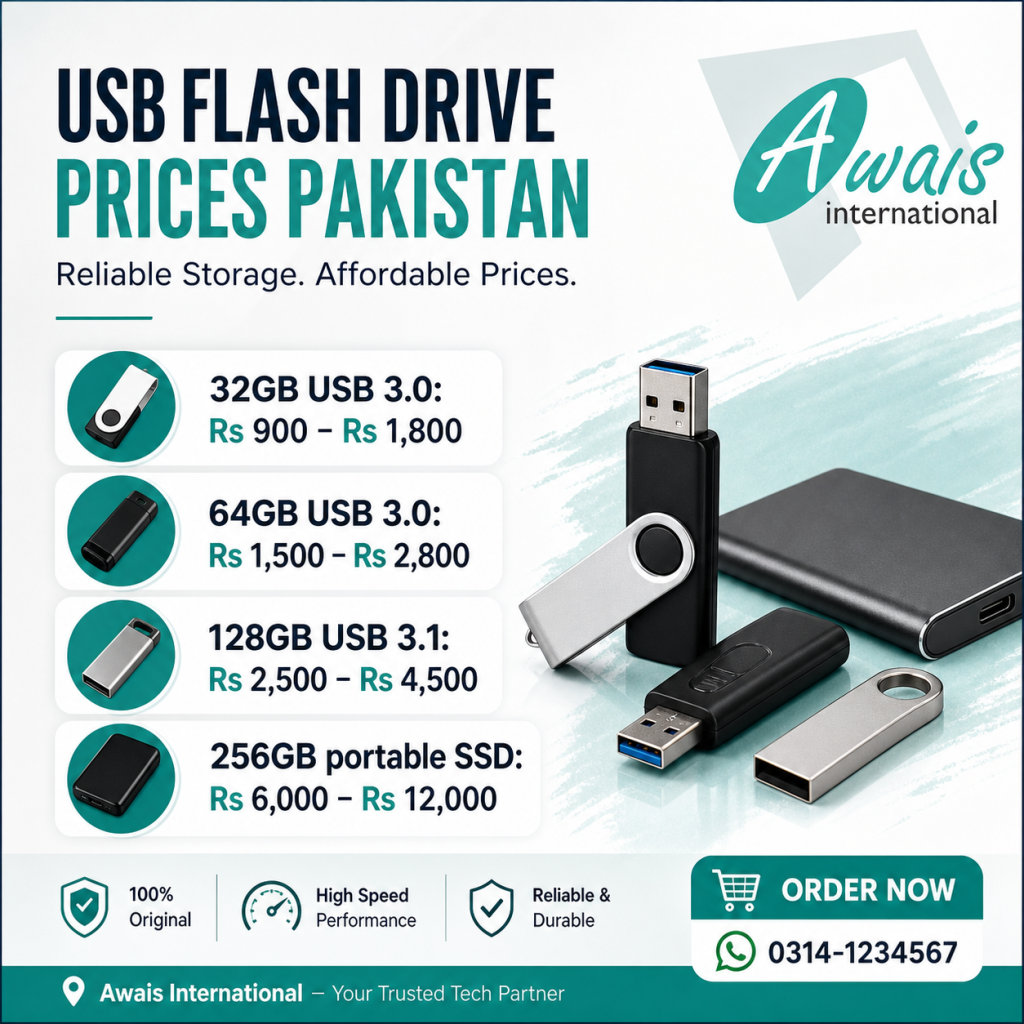 USB Flash Drive Prices Pakistan Awais International