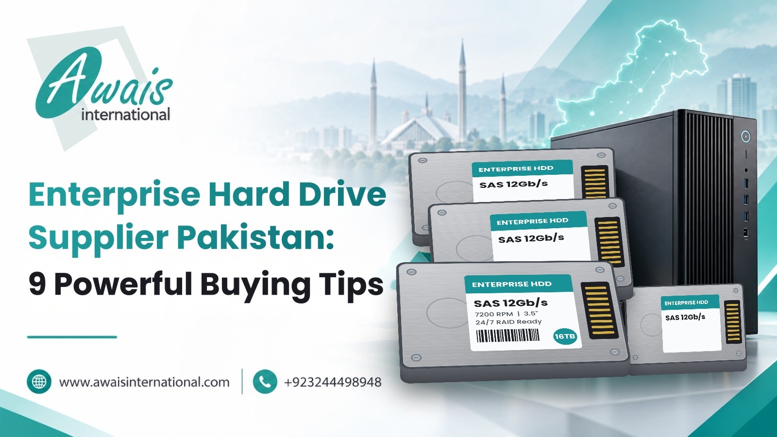 enterprise hard drive supplier Pakistan by awais international