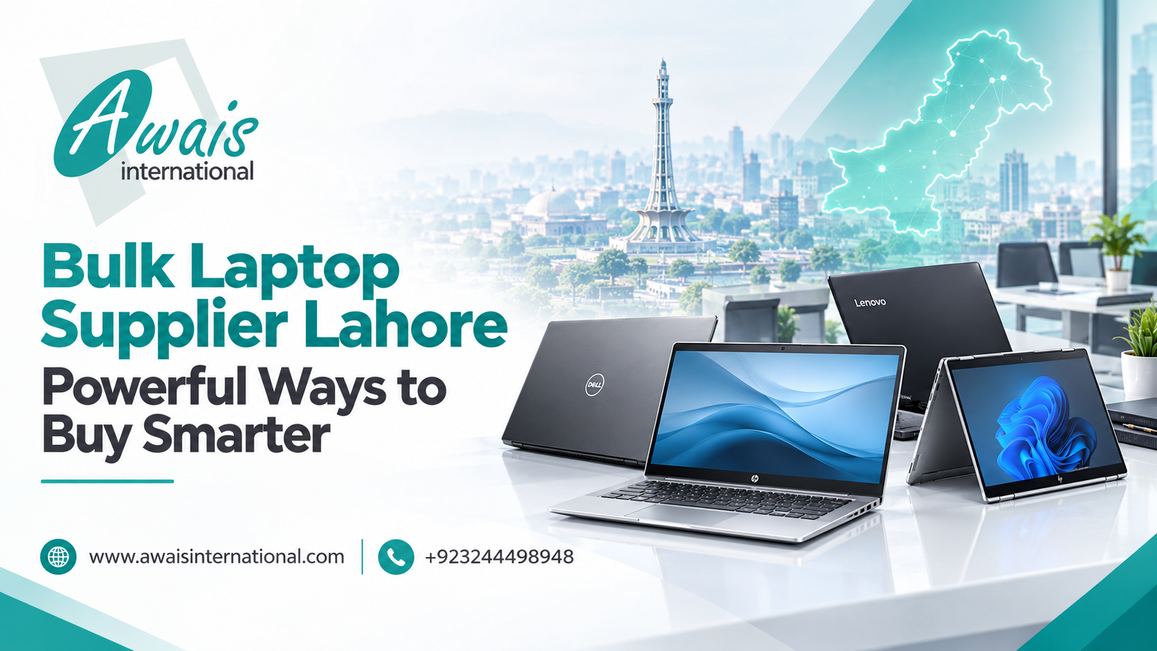 Bulk Laptop Supplier Lahore by awais international